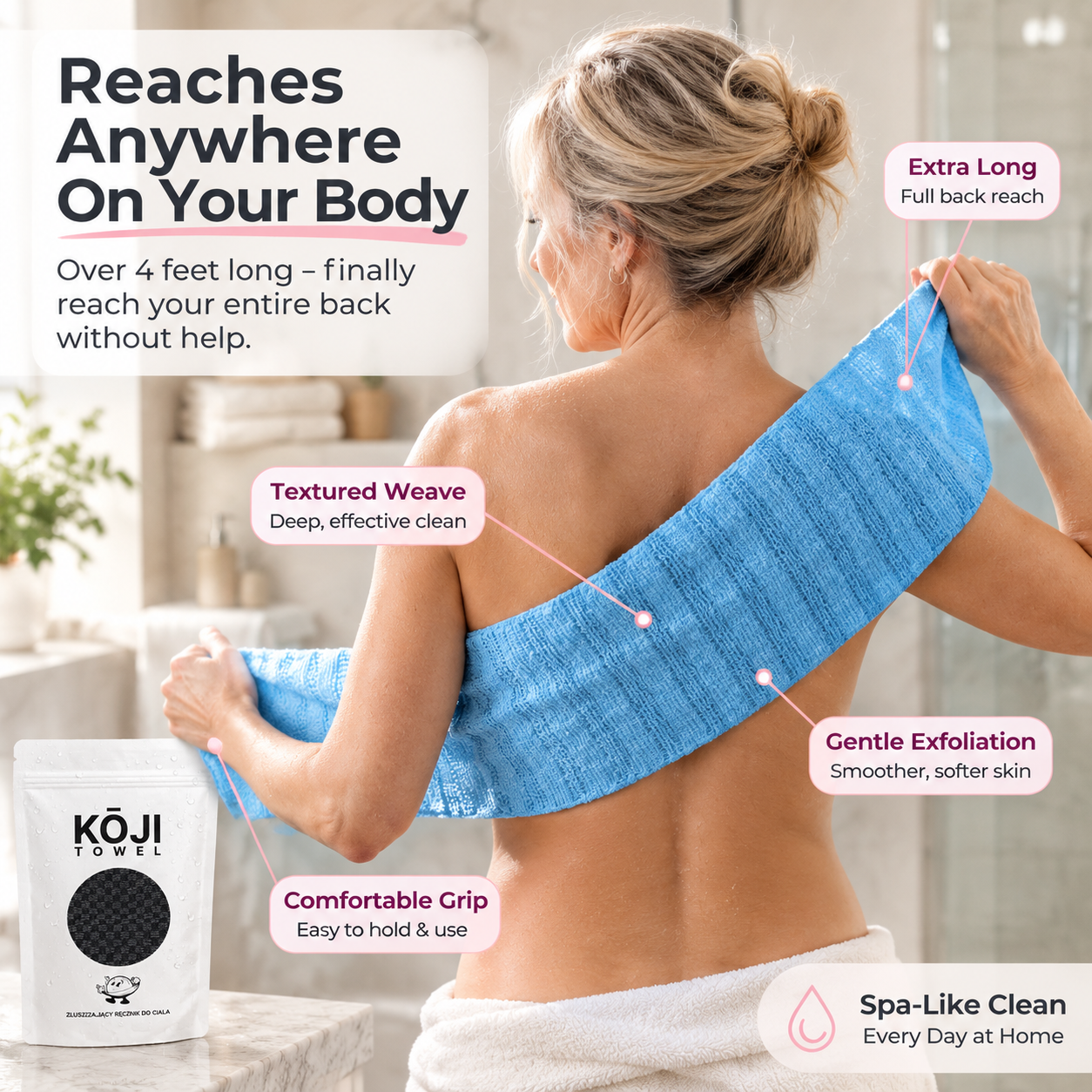 KOJI - Japanese Exfoliating Towel